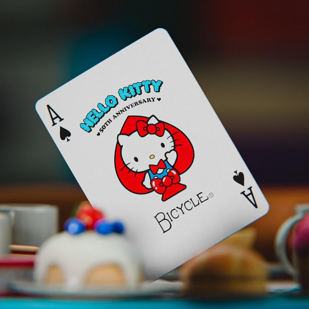 Hello Kitty 50th Anniversary Bicycle Playing Cards - Picture 7 of 11
